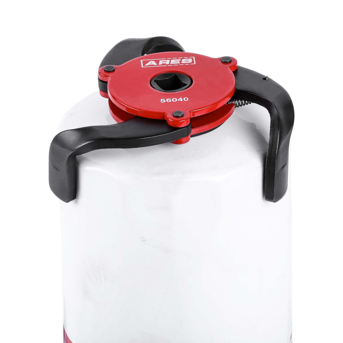ARES 56040 - Red Adjustable Magnetic 3-Jaw Oil Filter Wrench