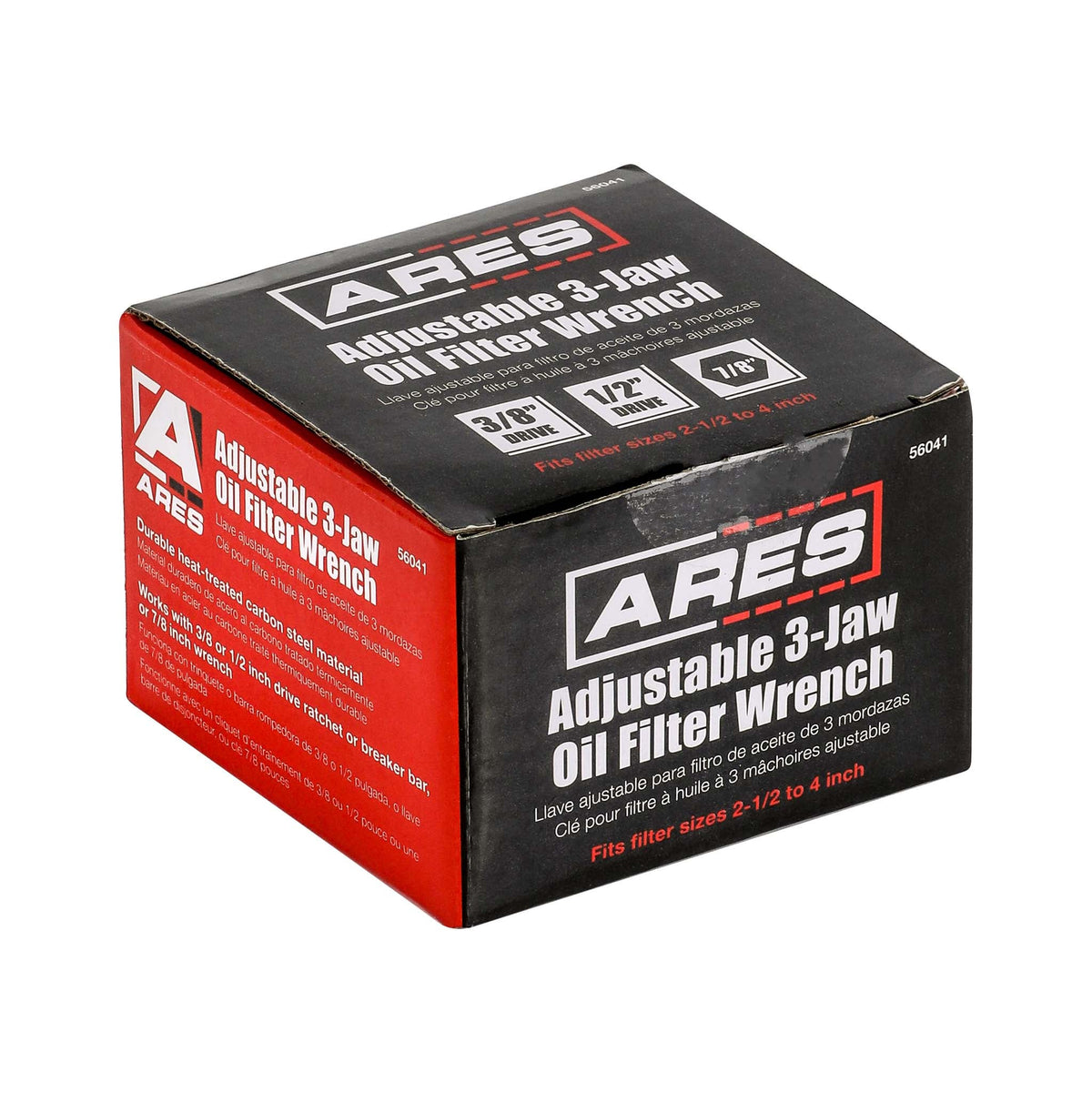 ARES 56041 - Adjustable 3-Jaw Oil Filter Wrench