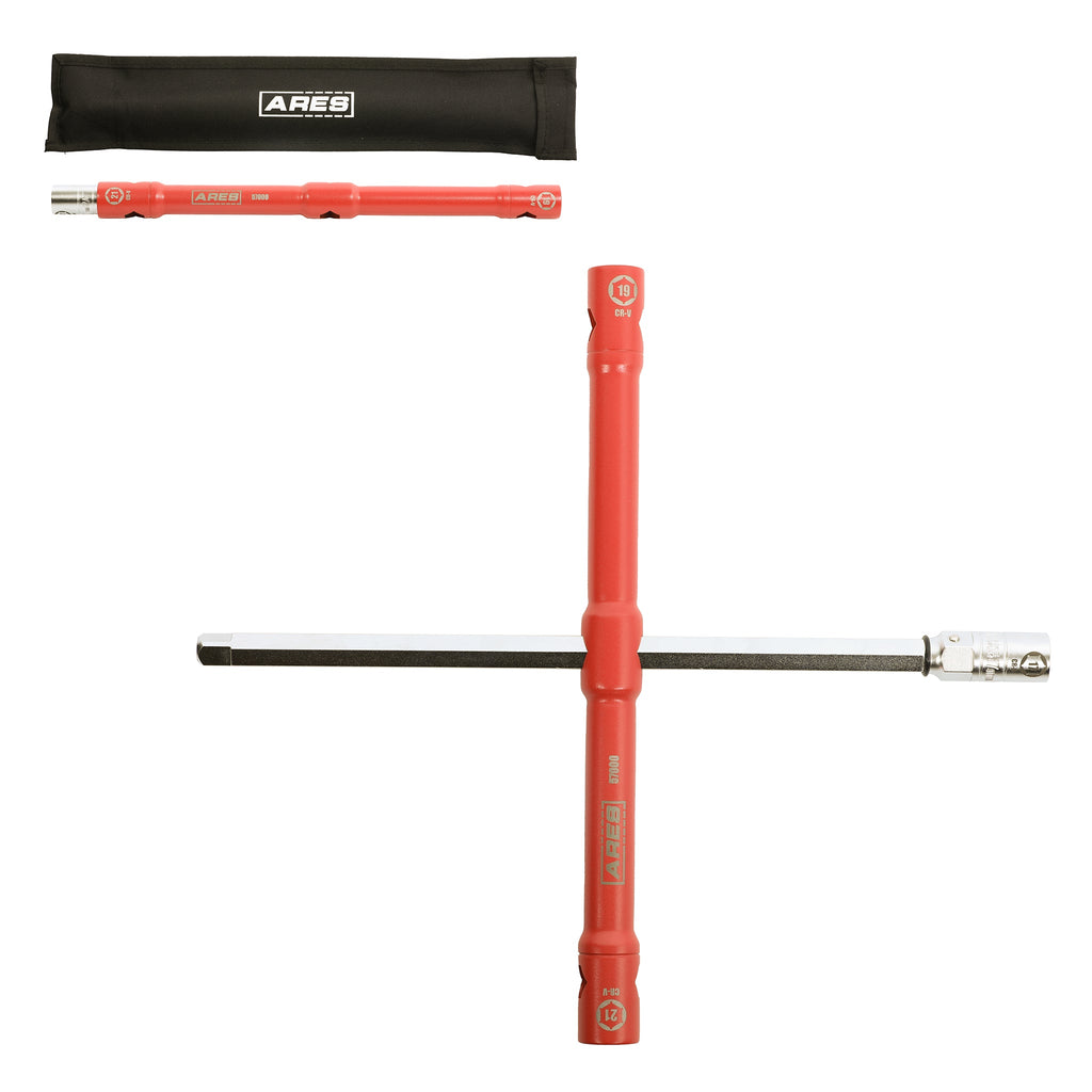 ARES 57000 - 26-Inch Universal Multi-Position Lug Wrench Set