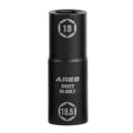 ARES 59022 - 1/2-inch Drive 19 x 19.5mm Half Size Lug Nut Flip Socket