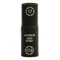 ARES 59048 - 1/2-inch Drive 17 x 17.5mm Half Size Lug Nut Flip Socket