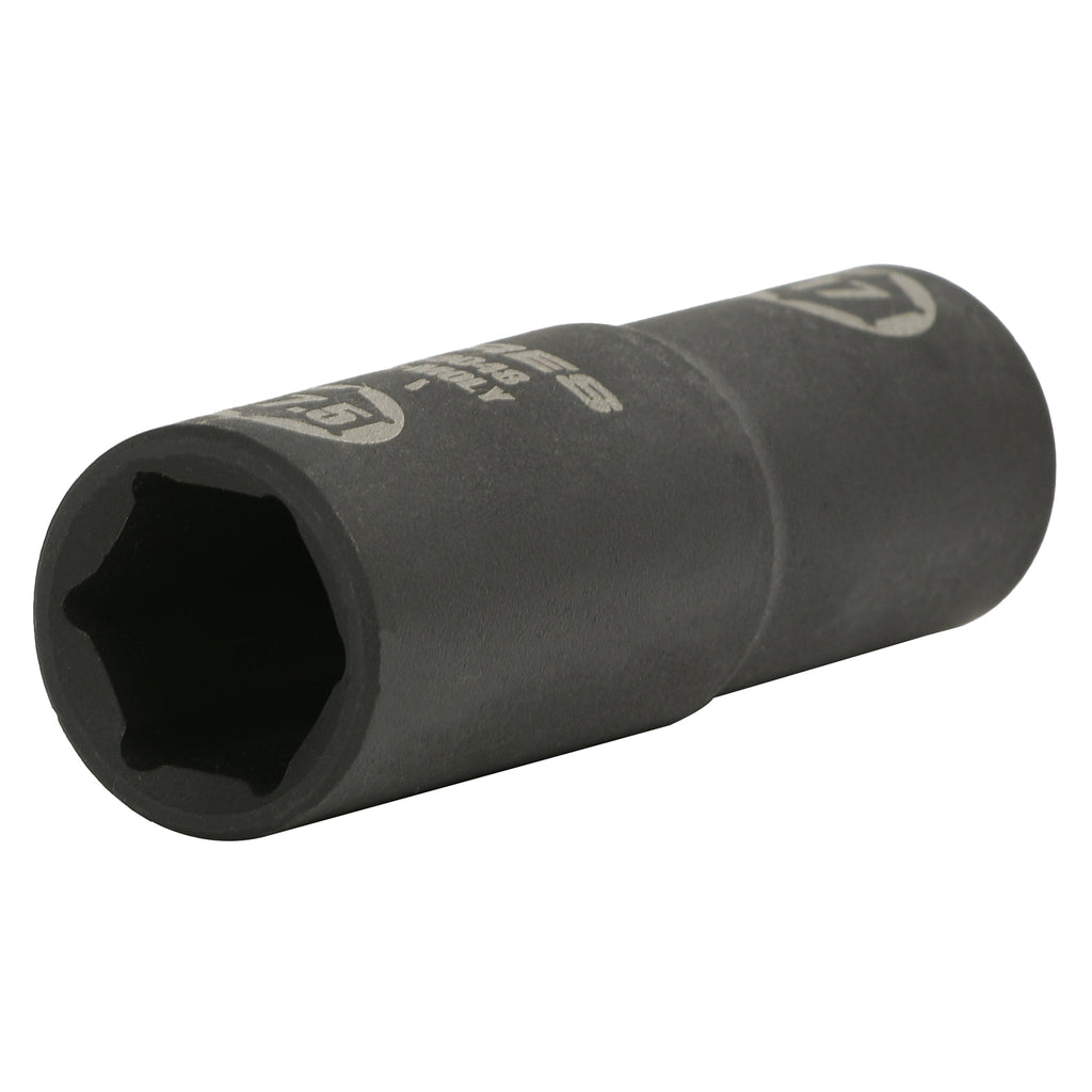 ARES 59048 - 1/2-inch Drive 17 x 17.5mm Half Size Lug Nut Flip Socket