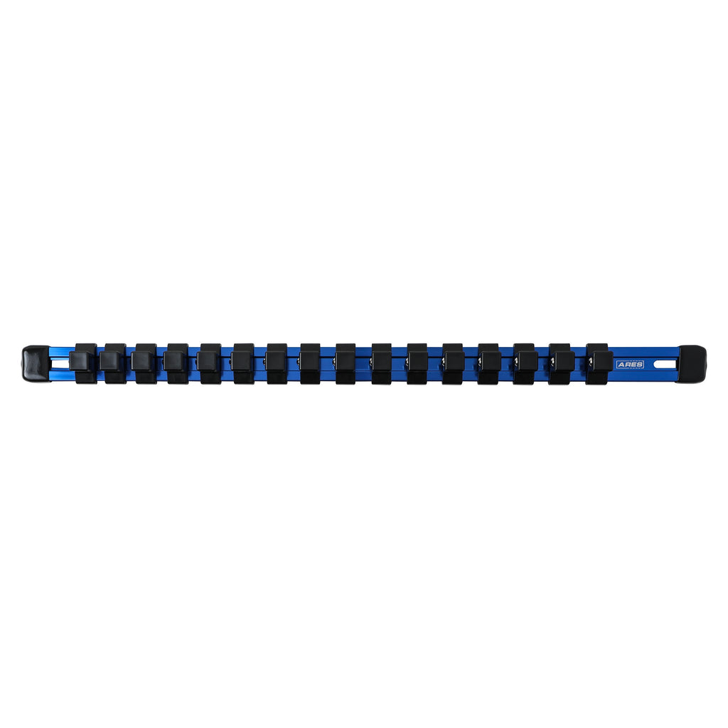 ARES 60044 - 1/2" Drive Blue Aluminum Socket Rail