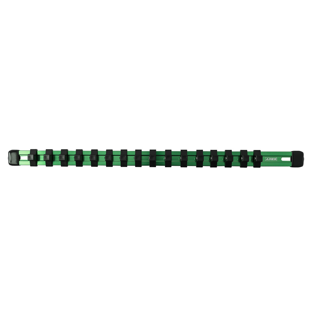 ARES 60047 - 3/8" Drive Green Aluminum Socket Rail