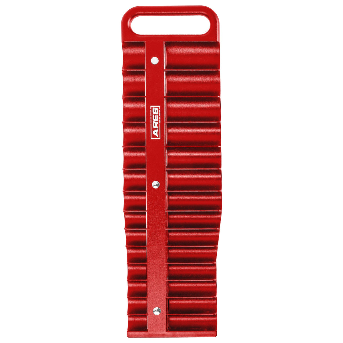 ARES 60155 - 28-Piece 3/8-Inch Drive Red Magnetic Socket Holder