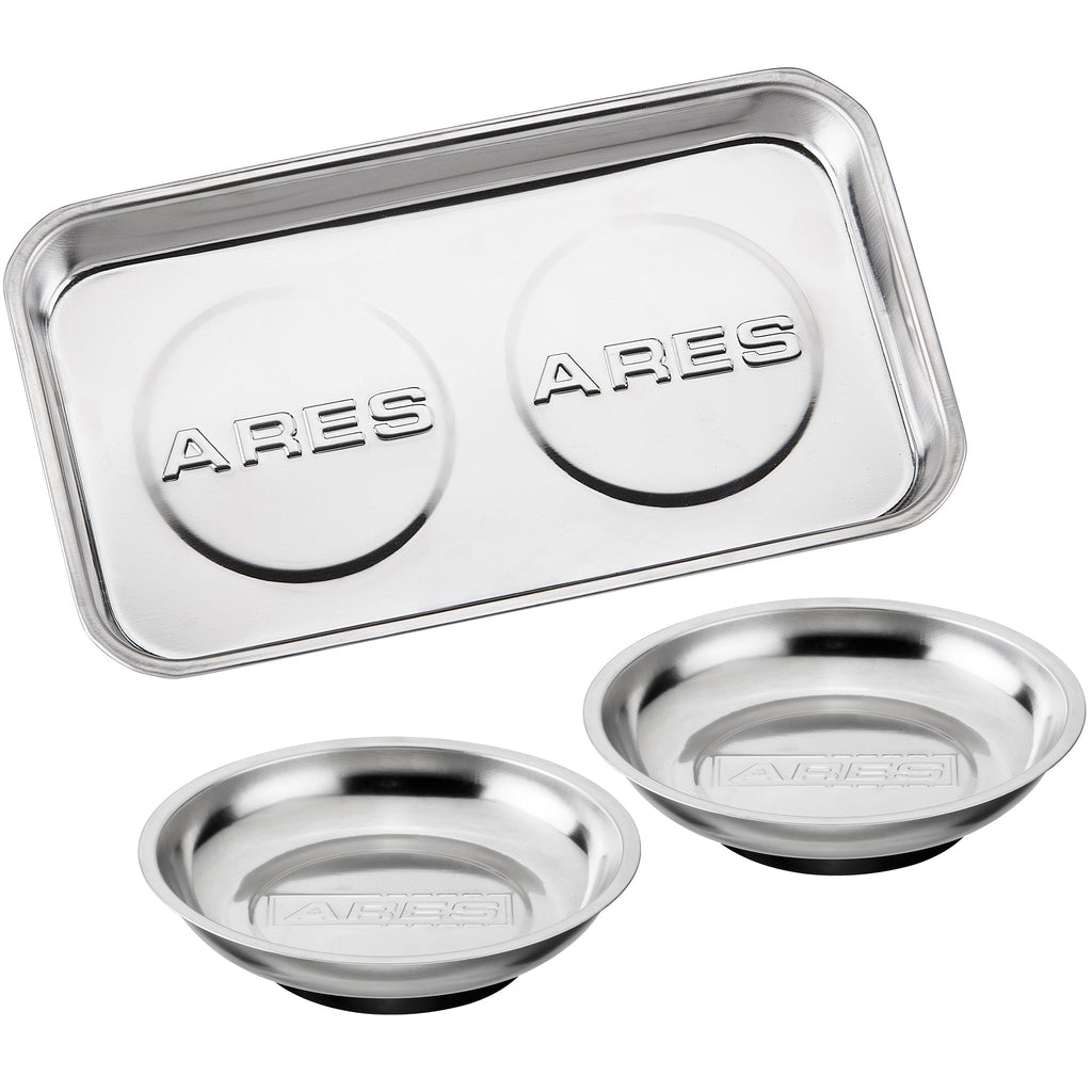 ARES 61000 - 3-Piece Magnetic Tool Tray Set