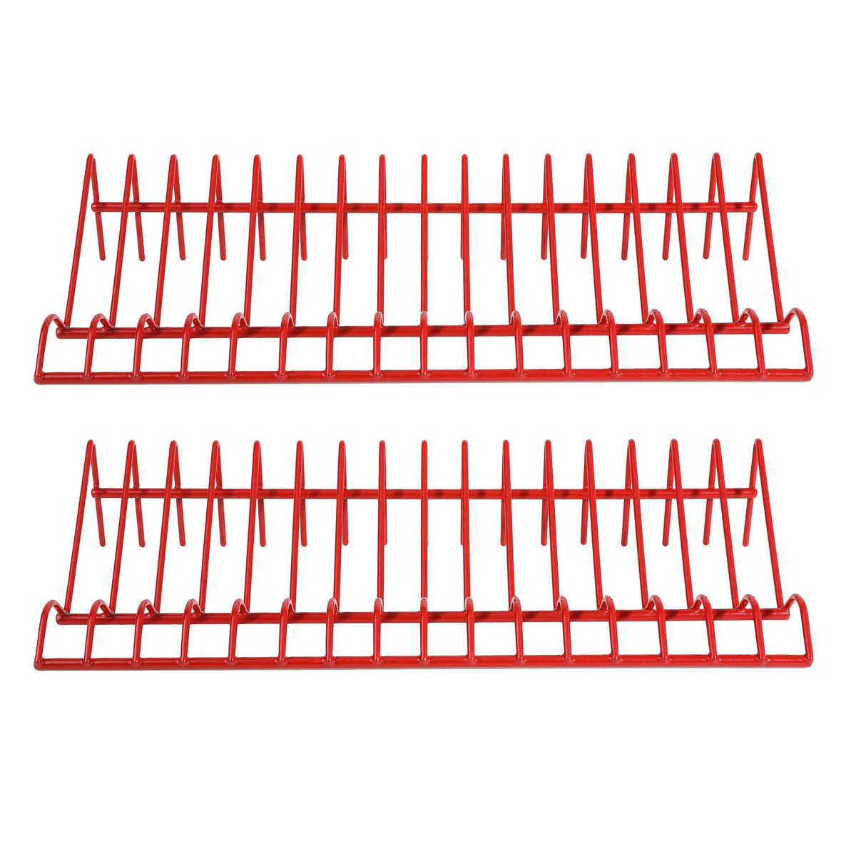 ARES 62005 - 2-Piece Red 16 Slot Plier Rack Set
