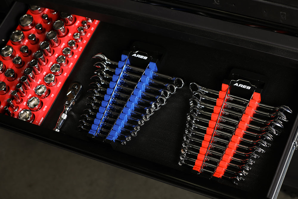 ARES 62043 - 2-Piece Wrench Rack Set with Locking Bar