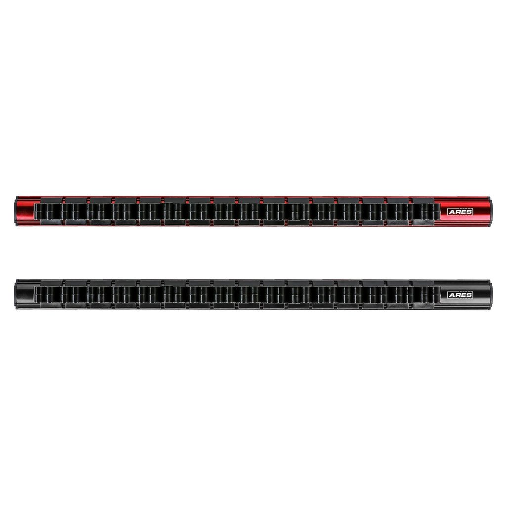 ARES 62062 - 2-Piece 16.5-Inch Red and Black Hand Tool Holder Set