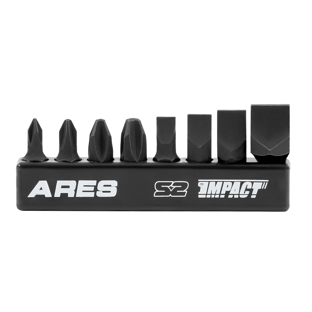 ARES 70013 - 8 pc. Impact Bit Set For Bit Driver