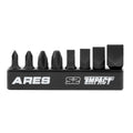ARES 70013 - 8 pc. Impact Bit Set For Bit Driver