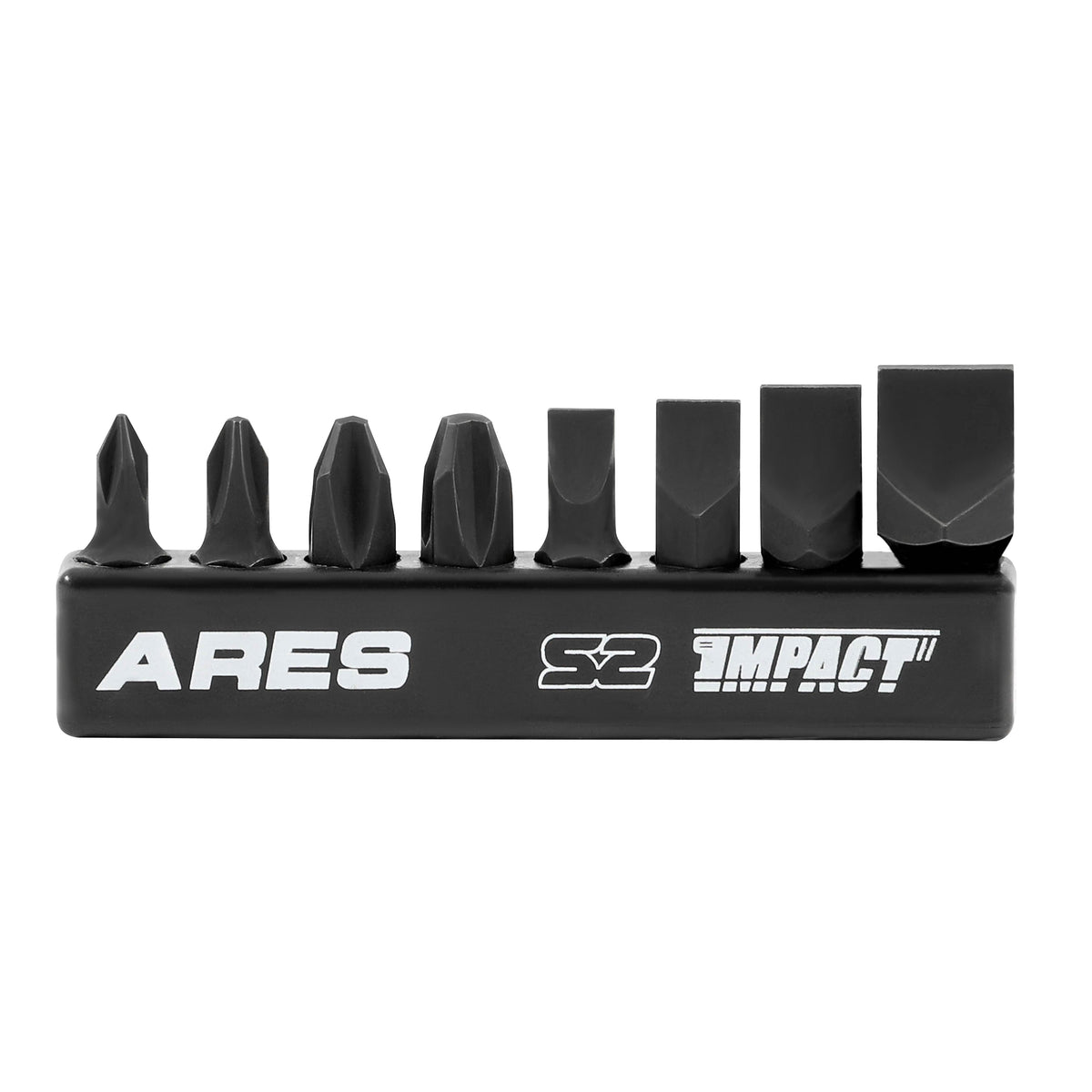 ARES 70013 - 8 pc. Impact Bit Set For Bit Driver