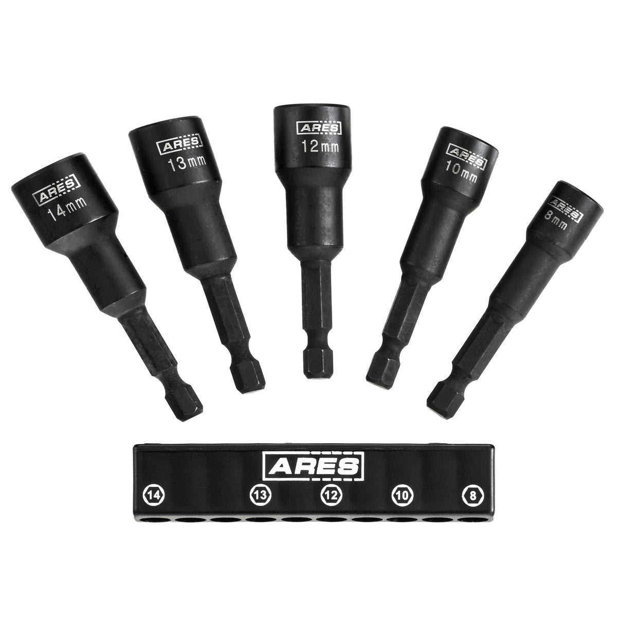 ARES 70029 - 5 pc. Metric Magnetic Nut Driver Set