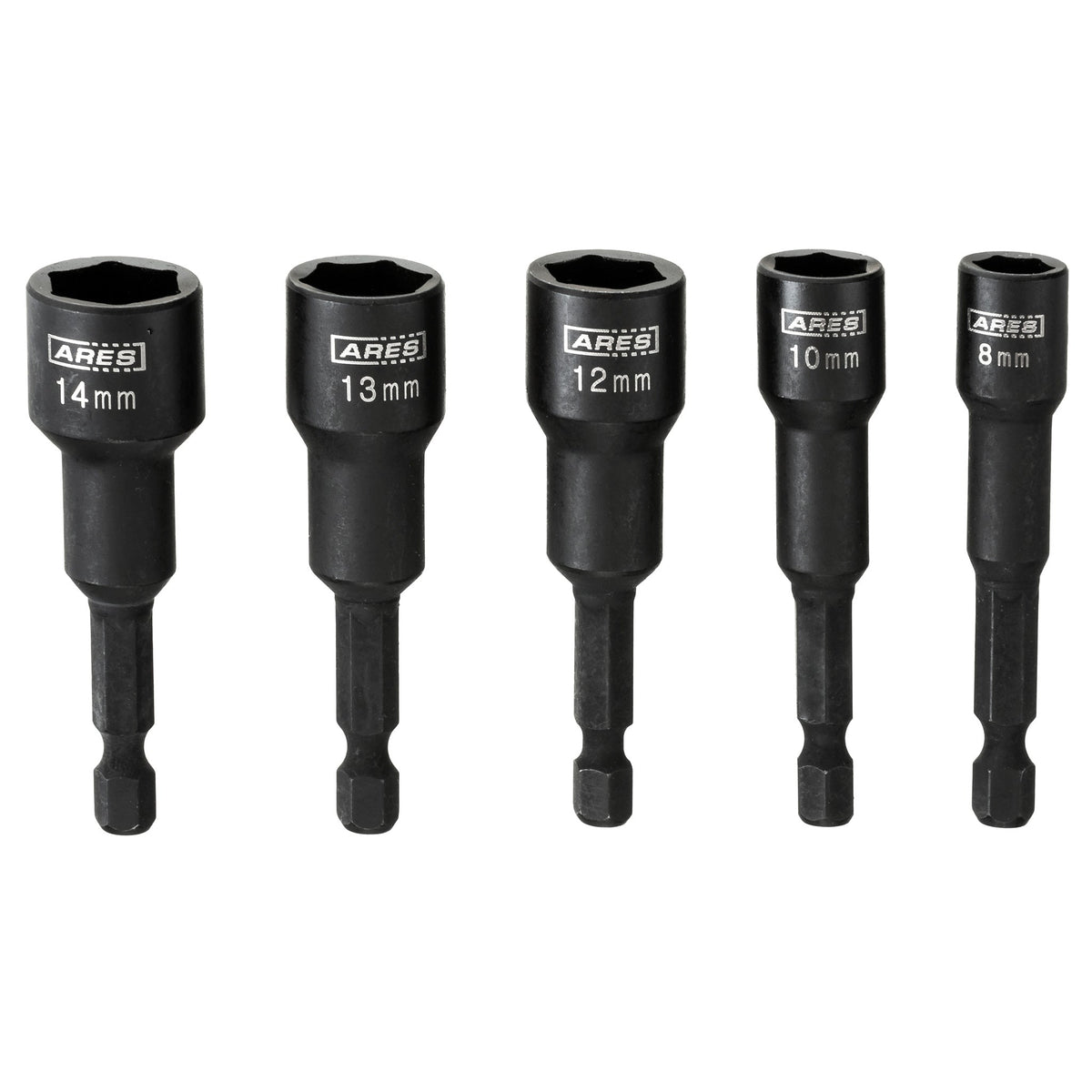 ARES 70029 - 5 pc. Metric Magnetic Nut Driver Set