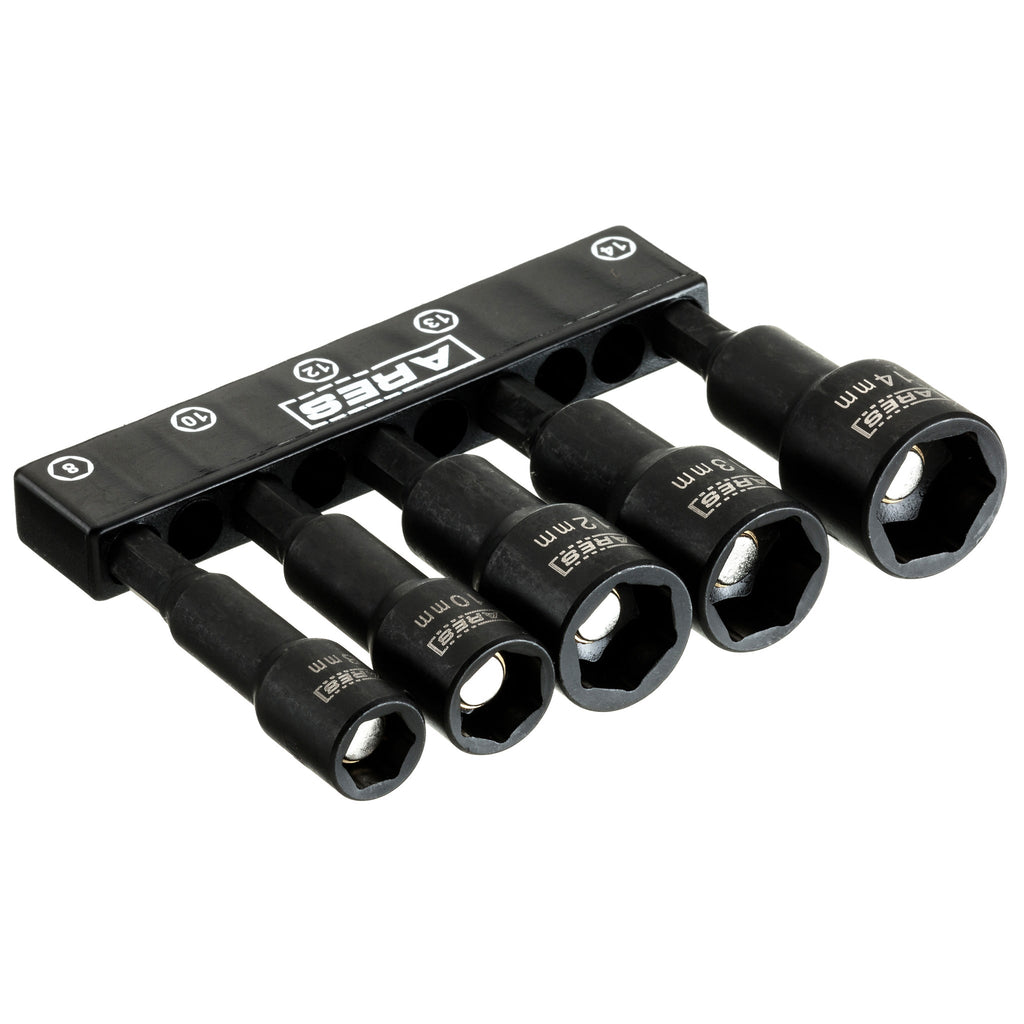 ARES 70029 - 5 pc. Metric Magnetic Nut Driver Set