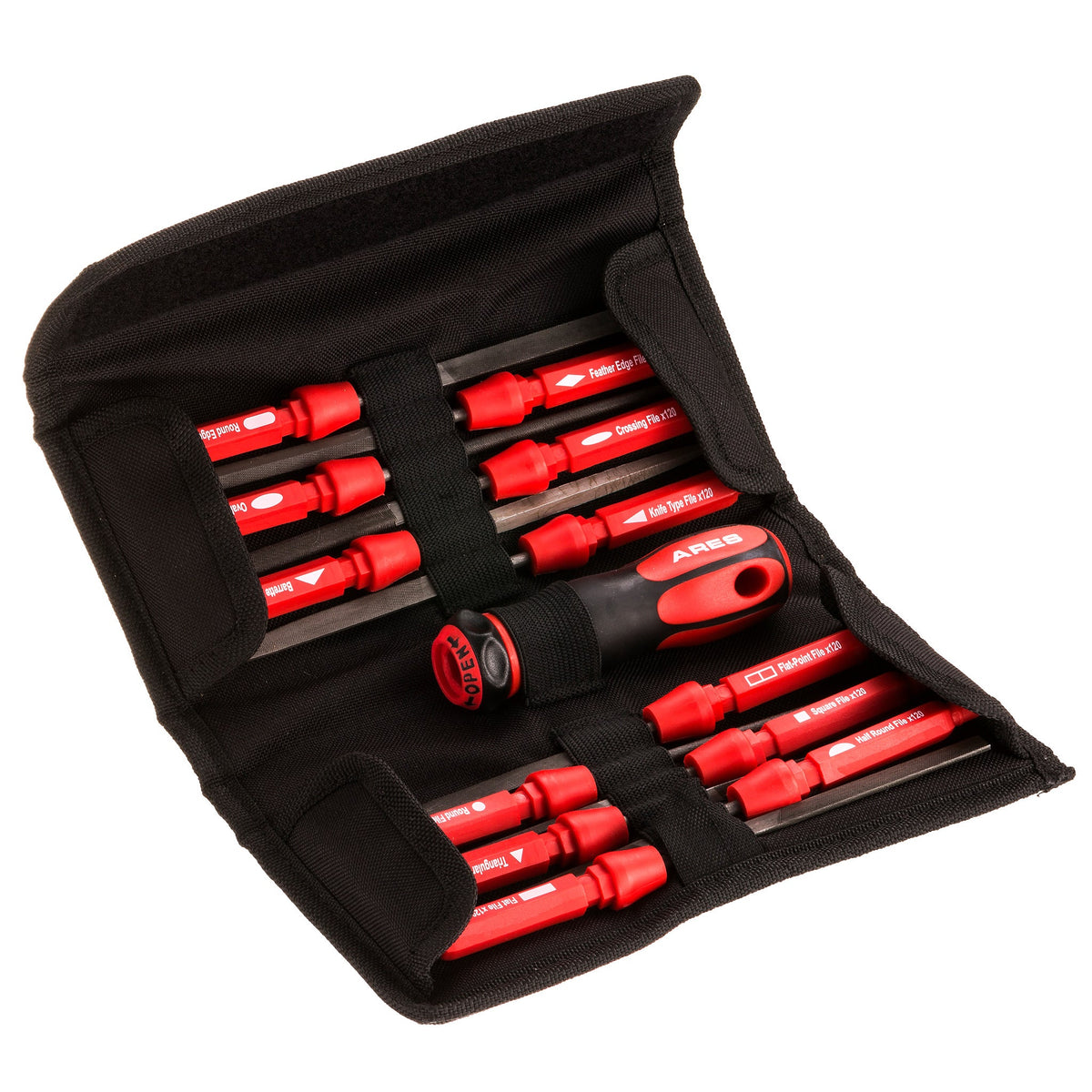 ARES 70057 - 12-Piece Interchangeable File Set