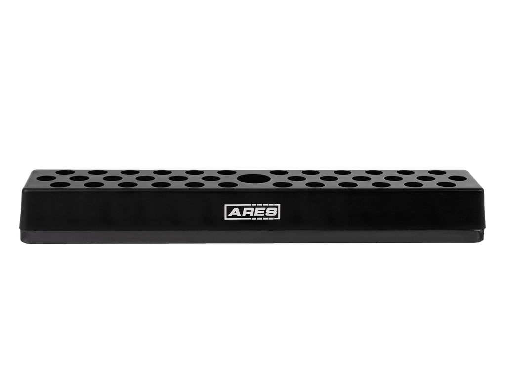 ARES 70080 - Black 37 Hole Hex Bit Organizer with Strong Magnetic Base