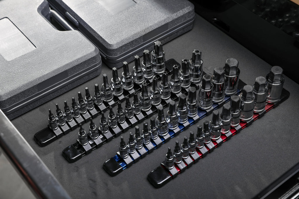ARES 70108 - 12-Piece Metric Hex Bit Socket Set
