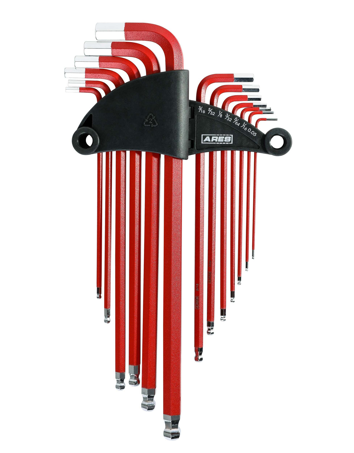 ARES 70164 - 13-Piece SAE Non-Slip Hex Key Set