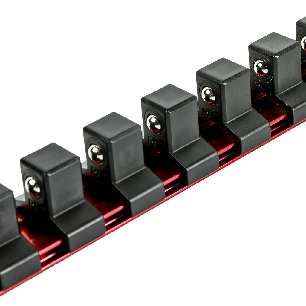 ARES 70203 - 1/2" Red Aluminum Socket Rail