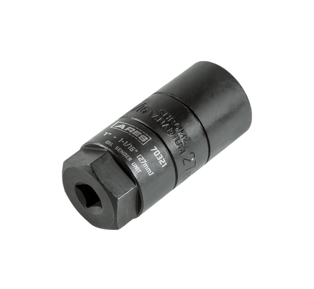 ARES 70321 - 3/8" Drive 27mm Oil Sender Unit Socket