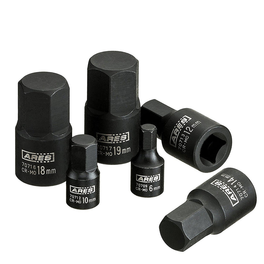 ARES 70497 - 9-Piece Metric Impact Hex Driver Set