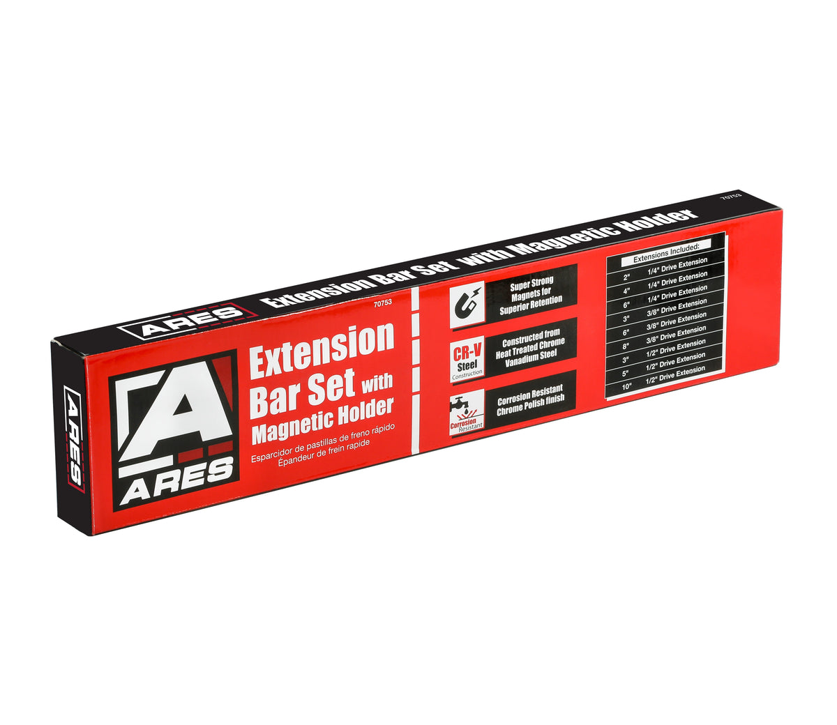 ARES 70753 - 9-Piece Extension Bar Set