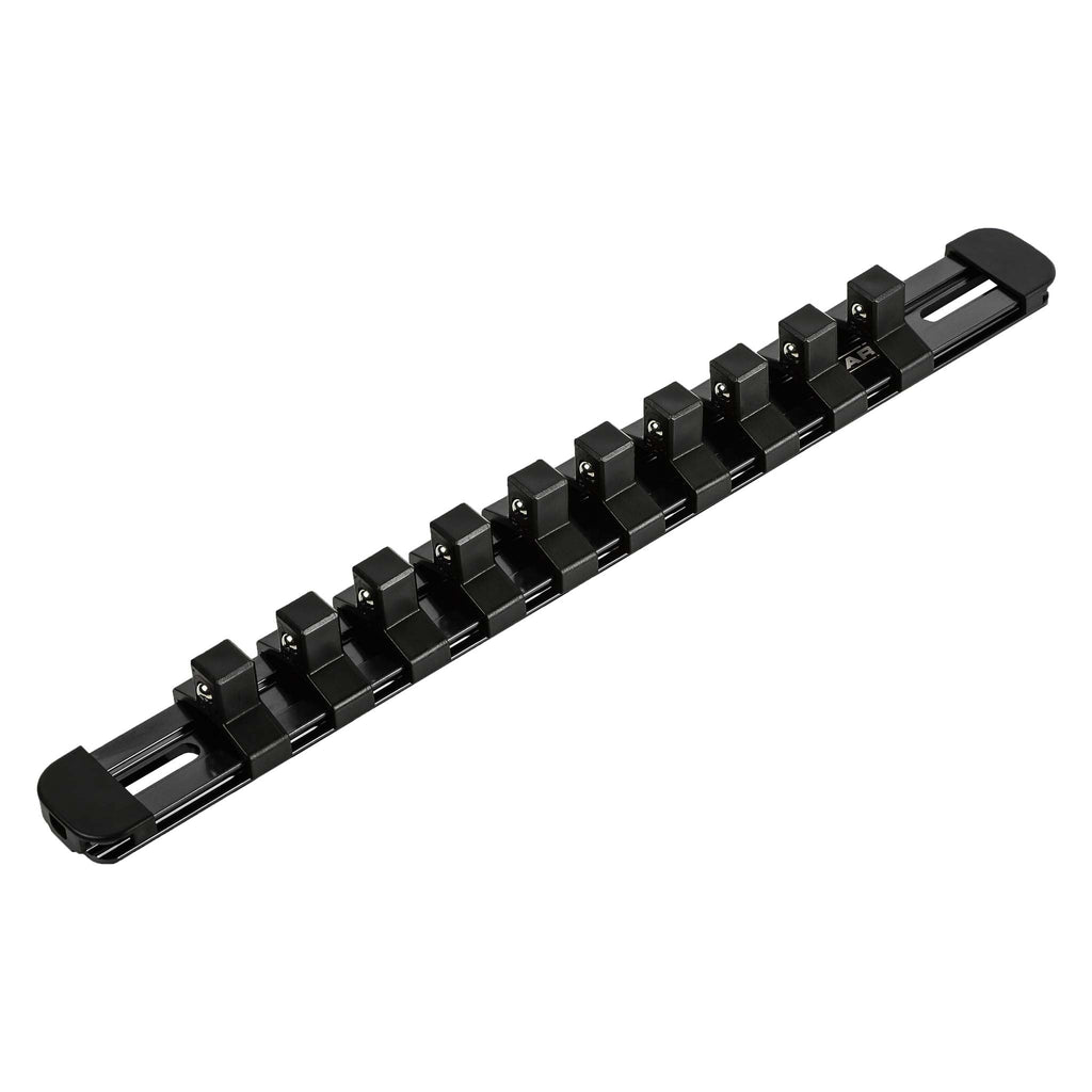 ARES 60100 - 3/8-Inch Drive Black 9.84-Inch Socket Rail with Locking End Caps