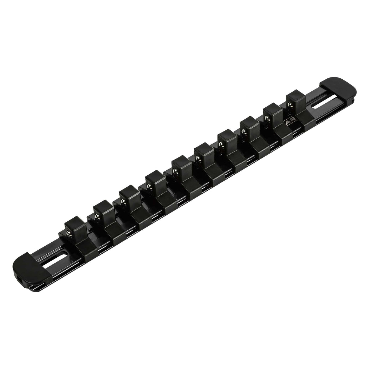 ARES 60100 - 3/8-Inch Drive Black 9.84-Inch Socket Rail with Locking End Caps
