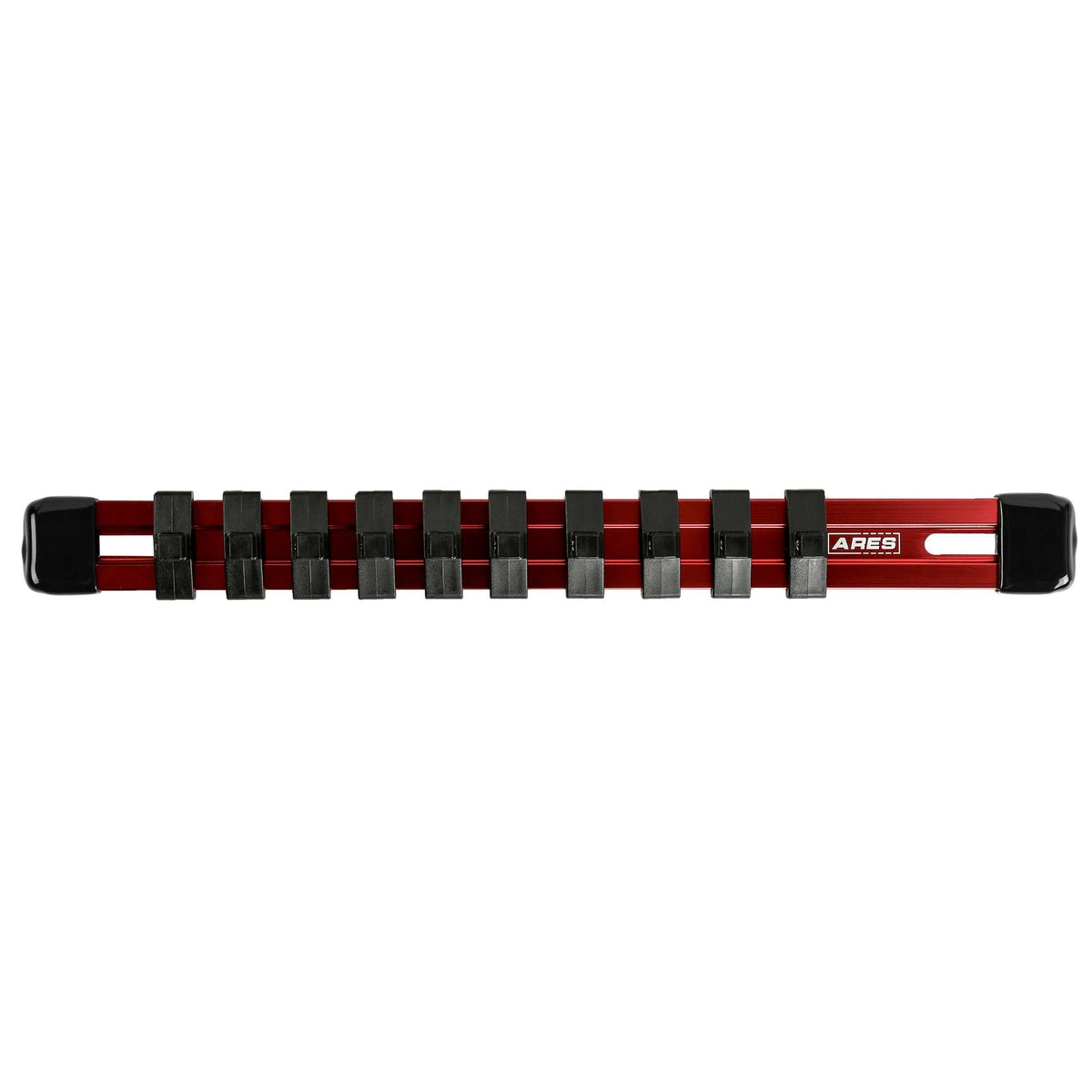ARES 60075 - 1/4-Inch Red Black 9.84-Inch Socket Organizer