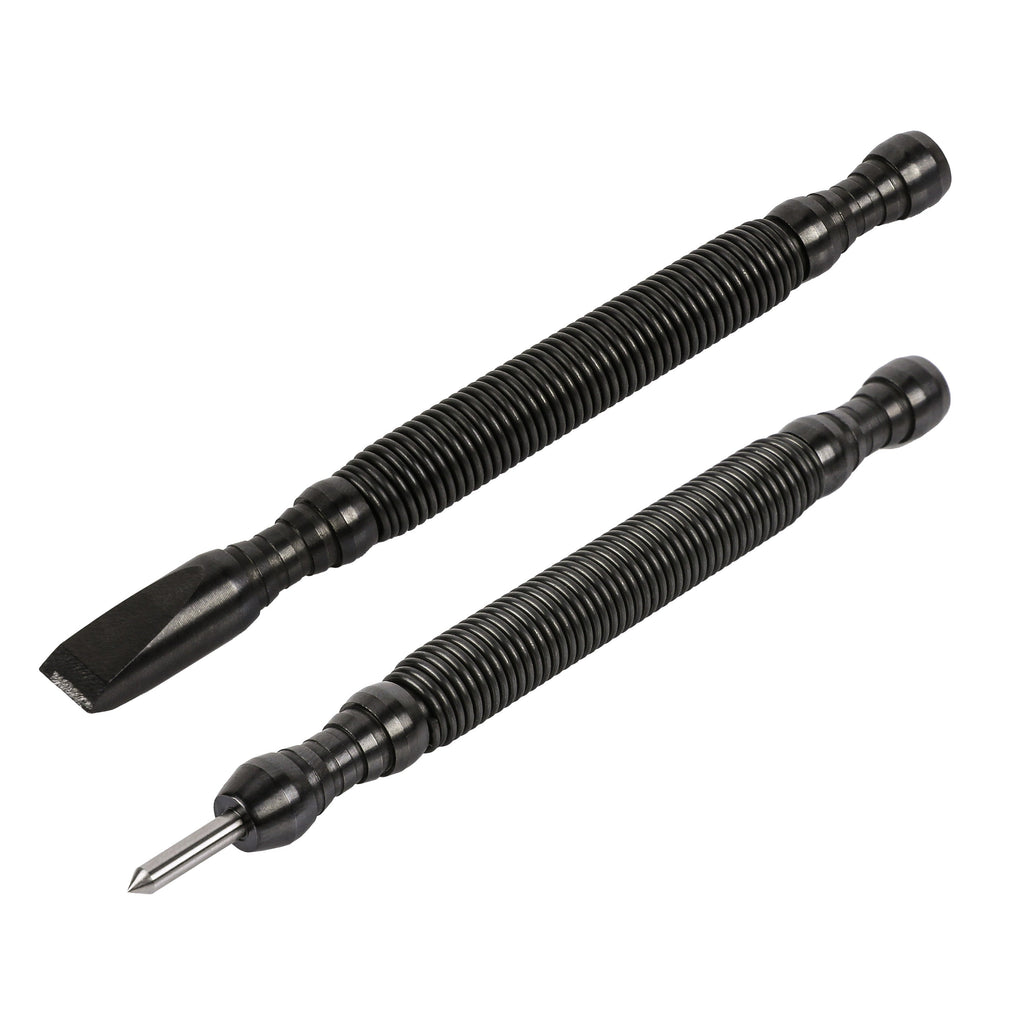 ARES 10018 - 2-Piece Hammerless 3/8-Inch Cold Chisel and High-Speed Steel Center Punch Set