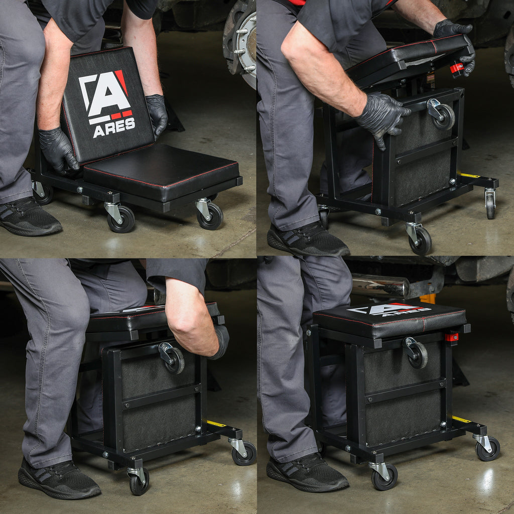 ARES 62031 - 2-in-1 Low Profile Creeper Seat