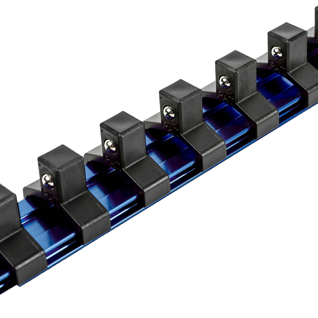 ARES 60065 - 3/8-Inch Drive Blue 6-Inch Socket Organizer