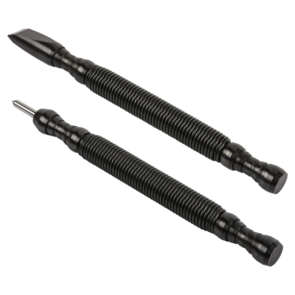 ARES 10018 - 2-Piece Hammerless 3/8-Inch Cold Chisel and High-Speed Steel Center Punch Set